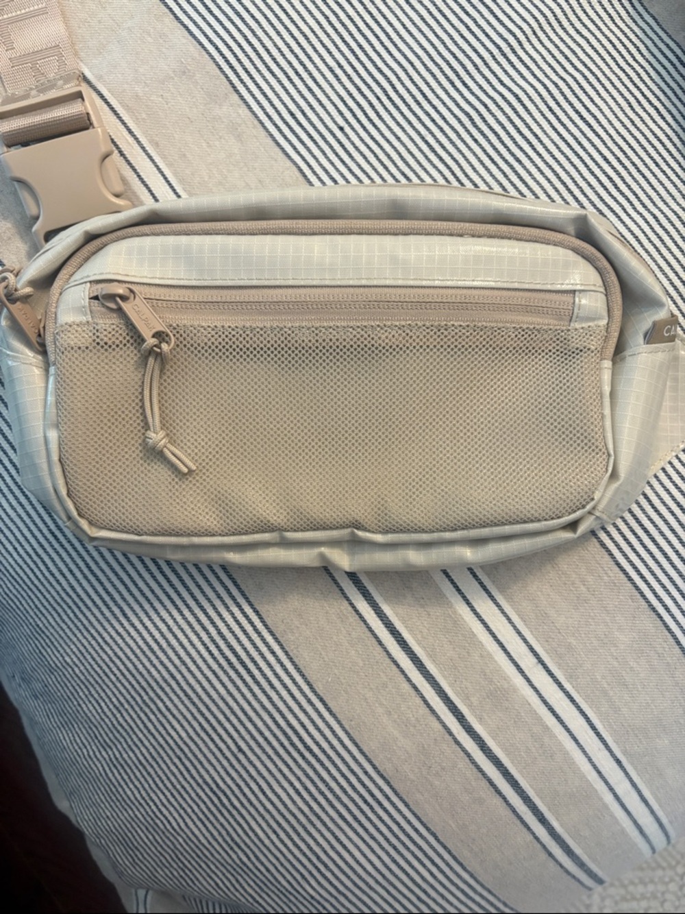 Calpak Terra small sling bag in white sand, only used once